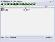GoldfishHD PSP Video Converter screenshot